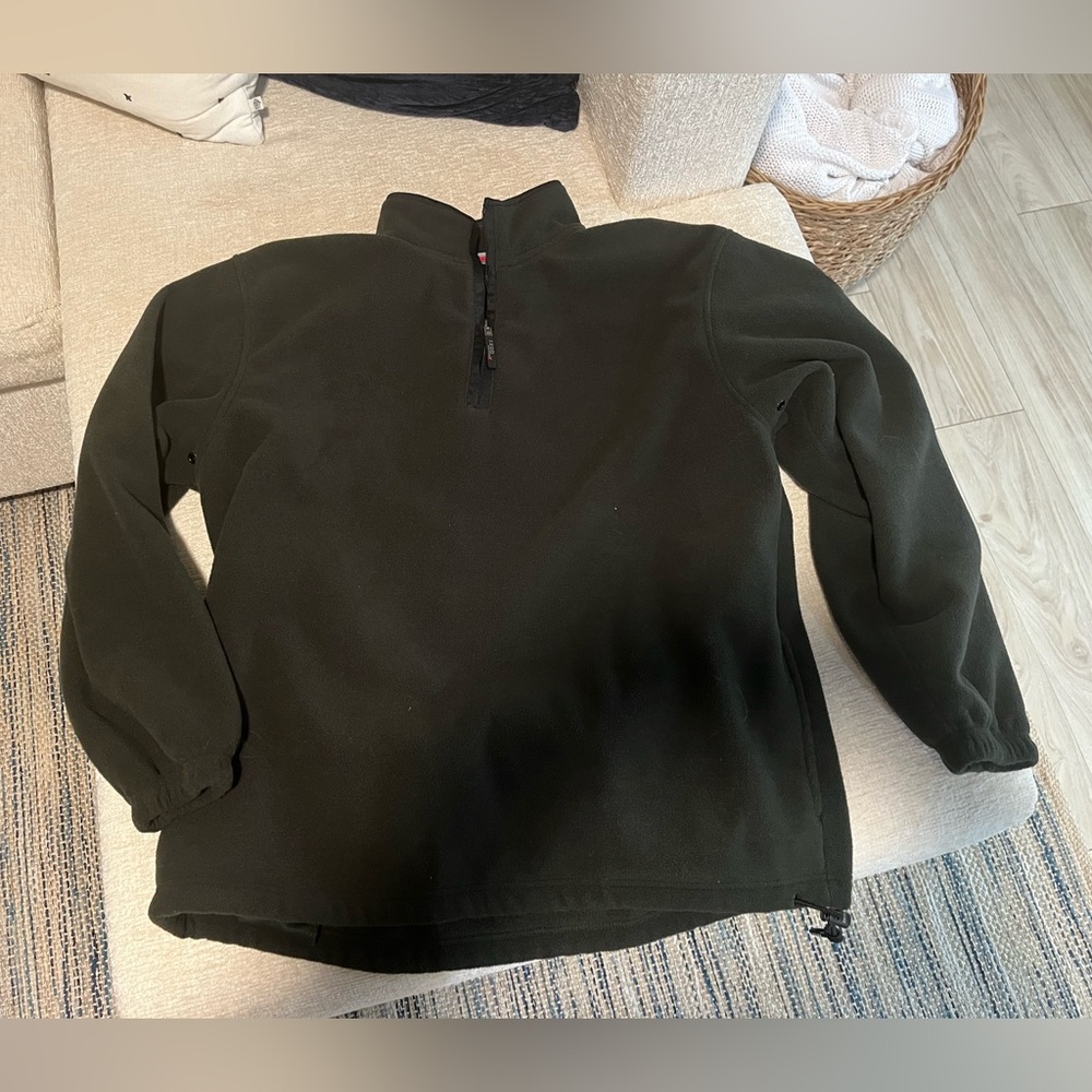IZOD Dark Green Quarter Zip